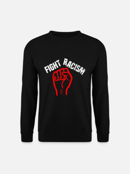racism fight Faust - Unisex Pullover - Schwarz