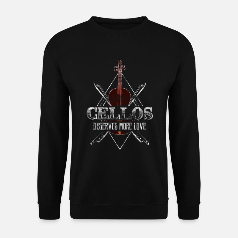 Cello Musik Orchester - Unisex Pullover - Schwarz