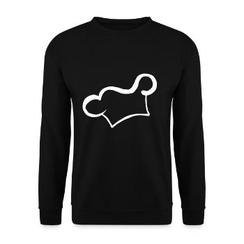 Hobby chef cook cook cooking kitchen gift - Unisex Sweatshirt - black - Front - Alina (178cm) & Michal (187cm)