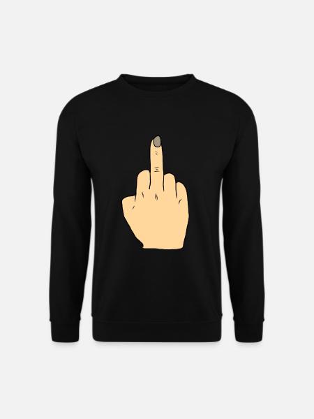 Middle finger gift - Unisex Sweatshirt - black
