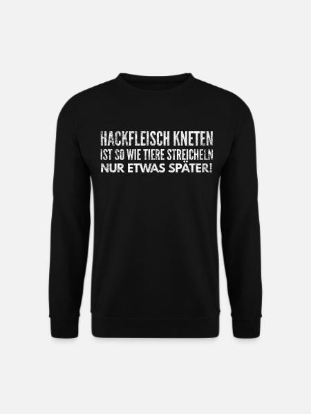 Metzgerei Fleischer Metzger Geschenkidee - Unisex Pullover - Schwarz