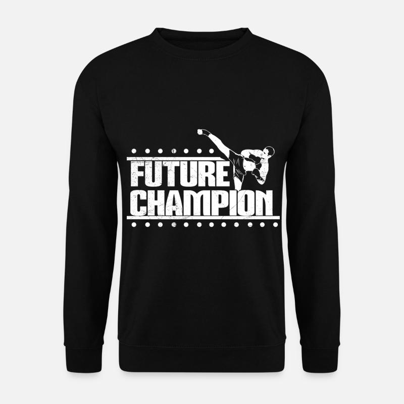 Kickboxen Sport Geschenkidee - Unisex Pullover - Schwarz
