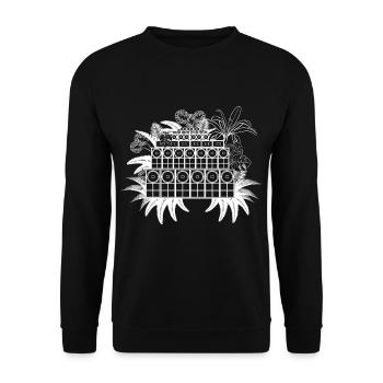 Jungle sound system - Unisex Sweatshirt - black - Front - Alina (178cm) & Michal (187cm)