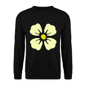 Flower garden flower gardener leaf flowers plant - Unisex Sweatshirt - black - Front - Alina (178cm) & Michal (187cm)