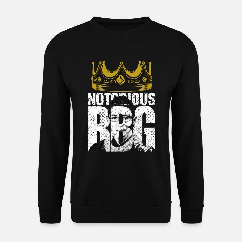 Notorisch RGB Ruth Bader Ginsburg Richterin - Unisex Pullover - Schwarz