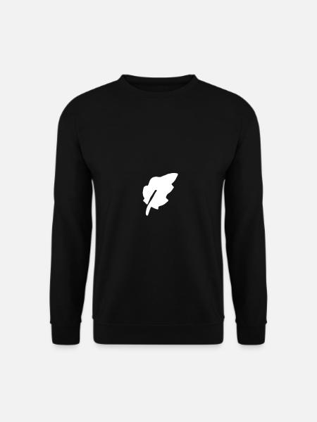 Blätter Garten Grün Bio Blatt Natur Gärtner Öko - Unisex Pullover - Schwarz