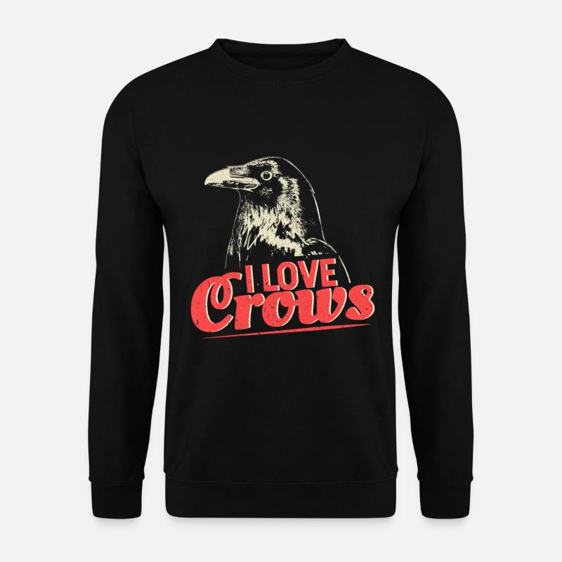 Krähe Seele Vogel - Unisex Pullover - Schwarz