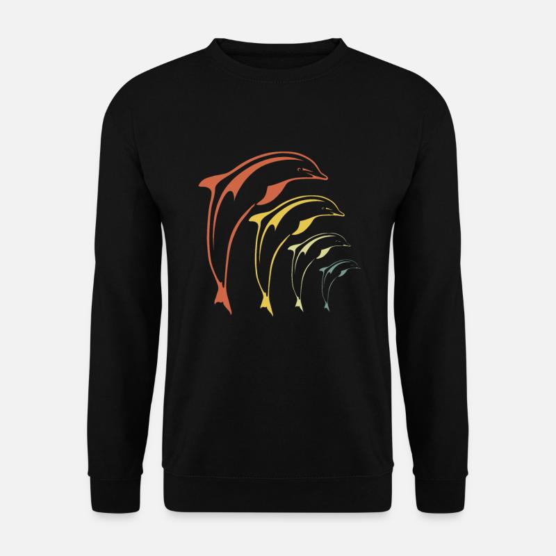 Dolphins - Unisex Sweatshirt - black