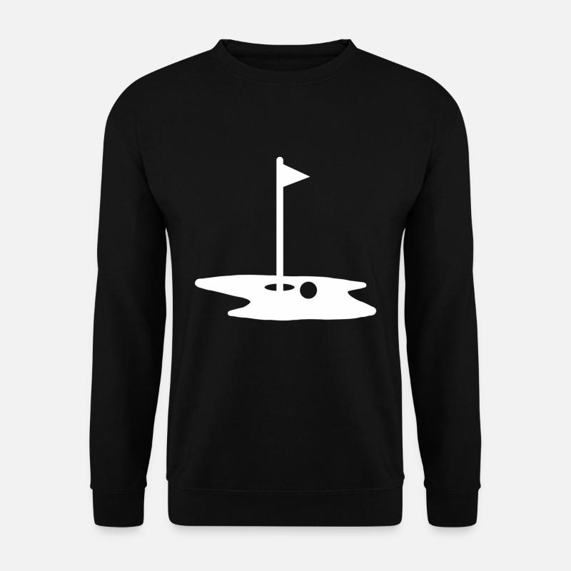 Golfschläger Golfball Golfer Golfspieler Golf - Unisex Pullover - Schwarz