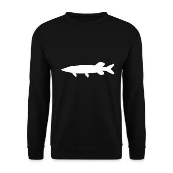 Fish marine animals shark fishes animal fish marine animal - Unisex Sweatshirt - black - Front - Alina (178cm) & Michal (187cm)