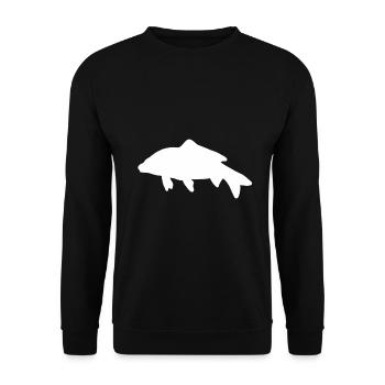 Fish marine animals shark fishes animal fish marine animal - Unisex Sweatshirt - black - Front - Alina (178cm) & Michal (187cm)
