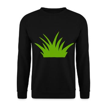Wiese Garten Rasen Pflanze Natur Geschenk Blume - Unisex Pullover - Schwarz - Vorne - Alina (178cm) & Michal (187cm)
