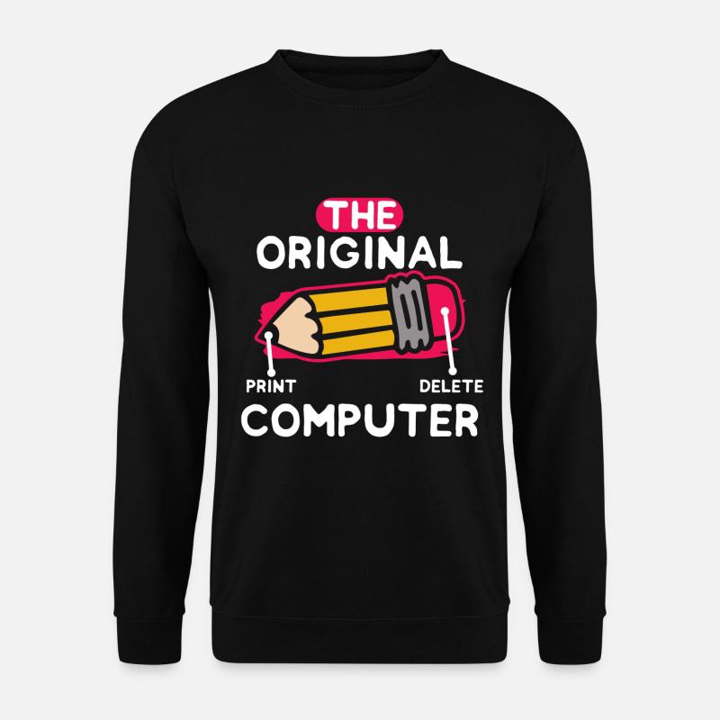 The Original Computer PC Nerd IT Technology Geek - Unisex Sweatshirt - black