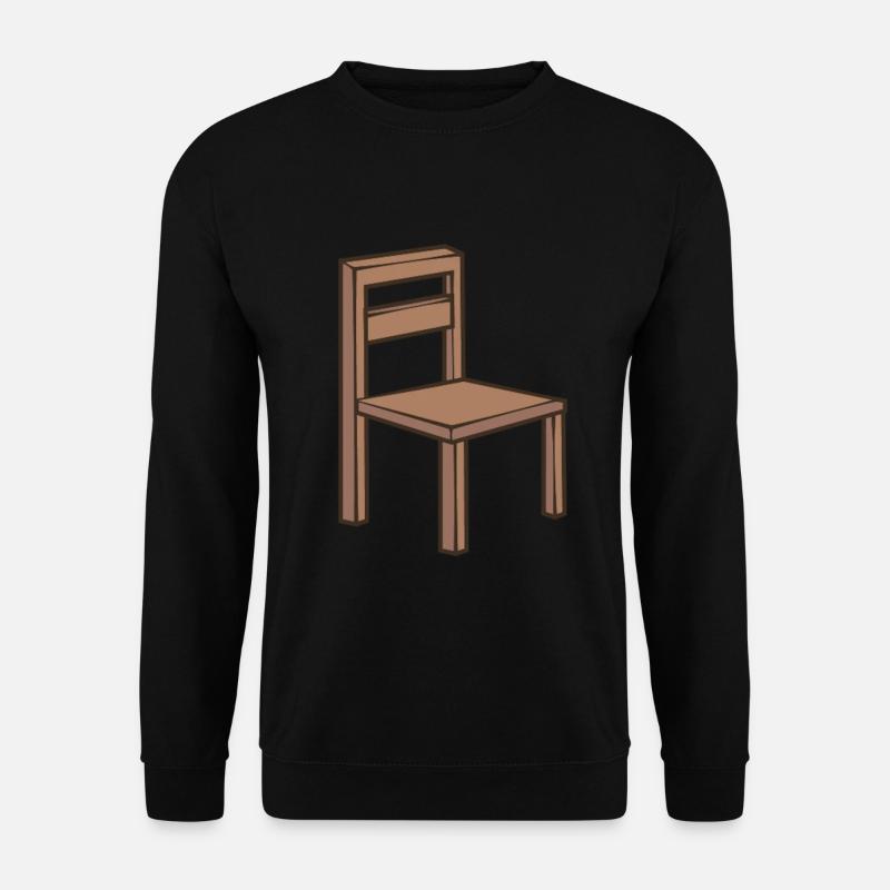 Stuhl Geschenkidee Sitzen Geschenk Möbel - Unisex Pullover - Schwarz