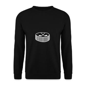 Hockey sur glace Équipe Sports d'hiver Hockey sur glace Hockey sur glace - Sweat-shirt Unisexe - noir - Devant - Alina (178cm) & Michal (187cm)