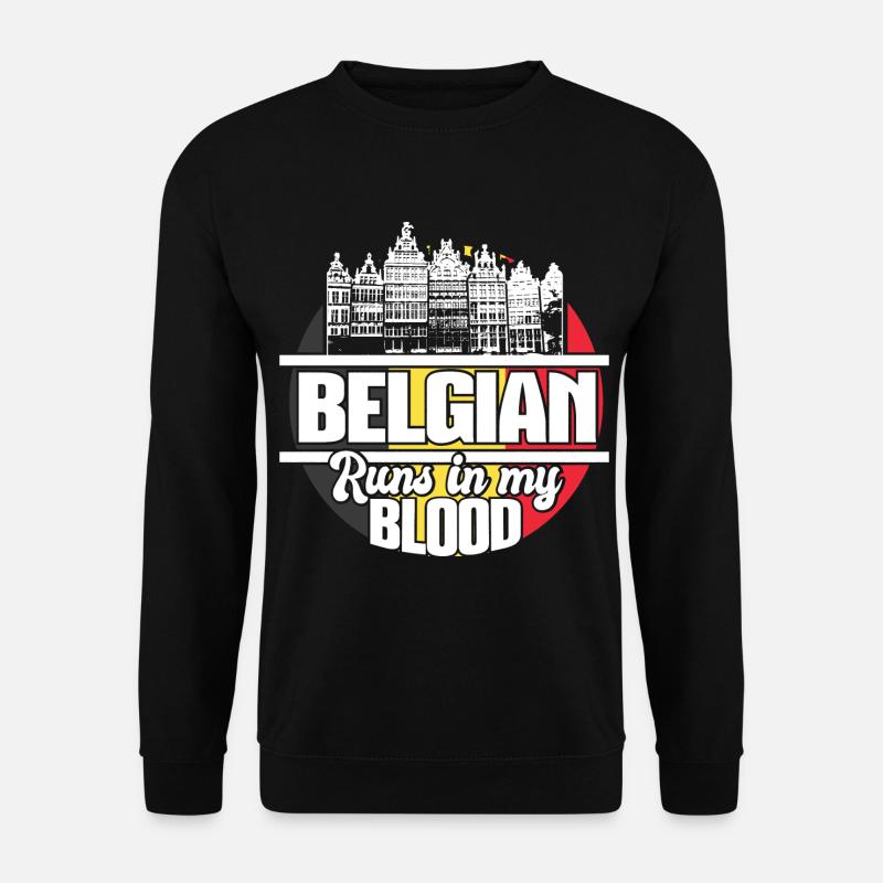 Belgium pride gift - Unisex Sweatshirt - black