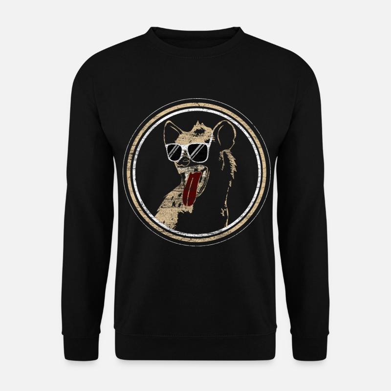 Hyena Laughing Predator - Unisex Sweatshirt - black