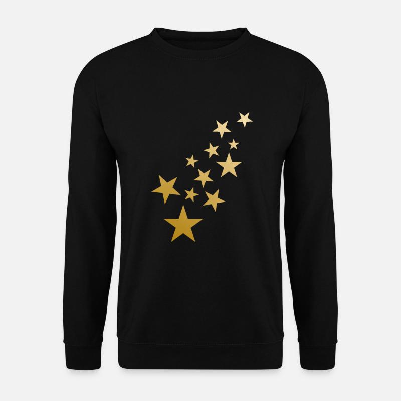 Star Pattern - Unisex Sweatshirt - black