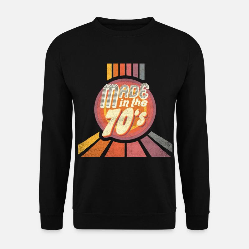 made in the 70s - Unisex Pullover - Schwarz