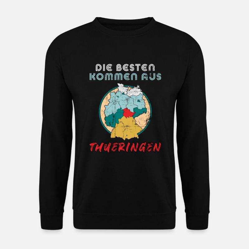 Die Besten kommen ausThüringen - Unisex Pullover - Schwarz