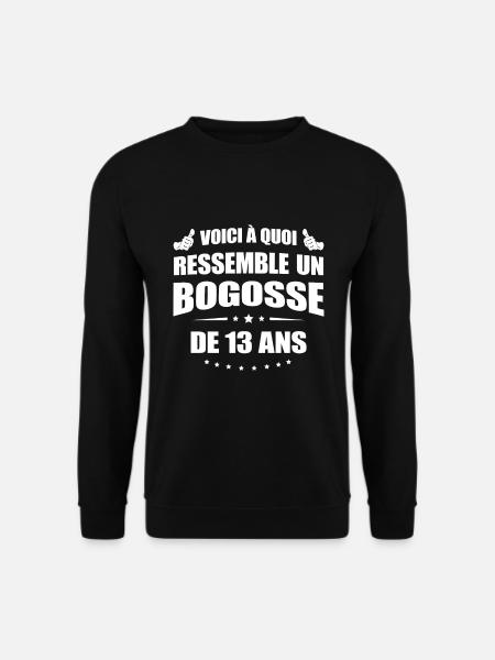 BOGOSSE DE 13 ANS - Sweat-shirt Unisexe - noir