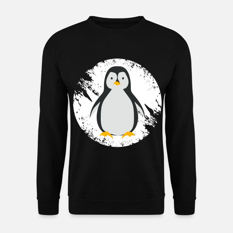 Pinguin - Unisex Pullover - Schwarz
