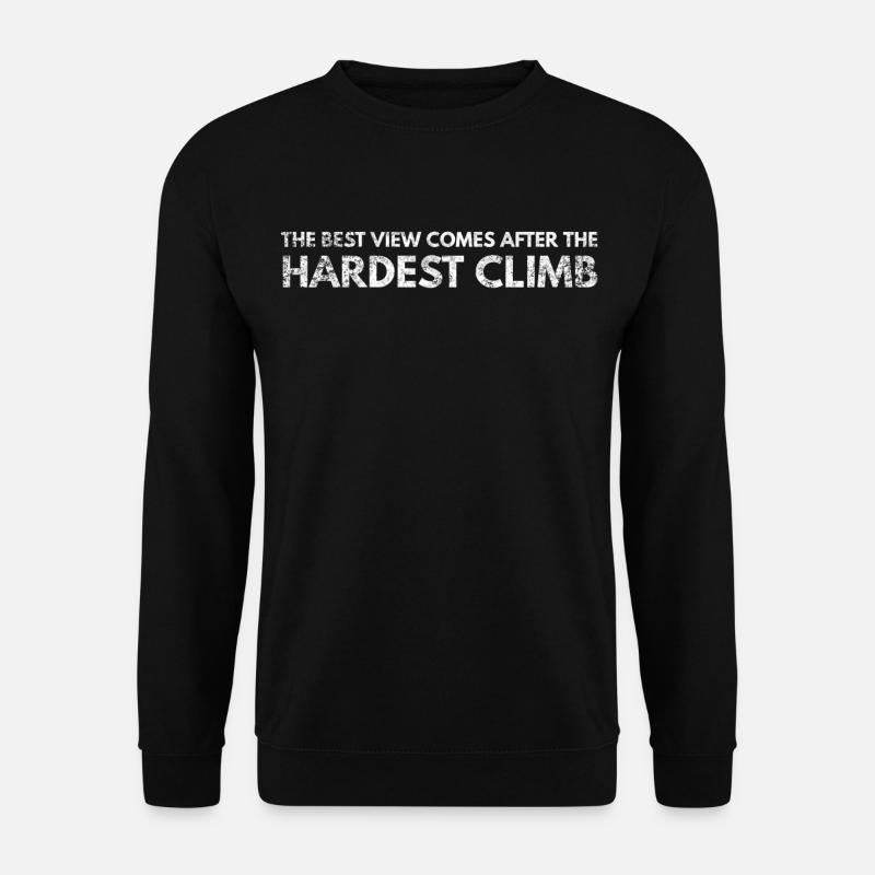 Climbing view - Unisex Sweatshirt - black