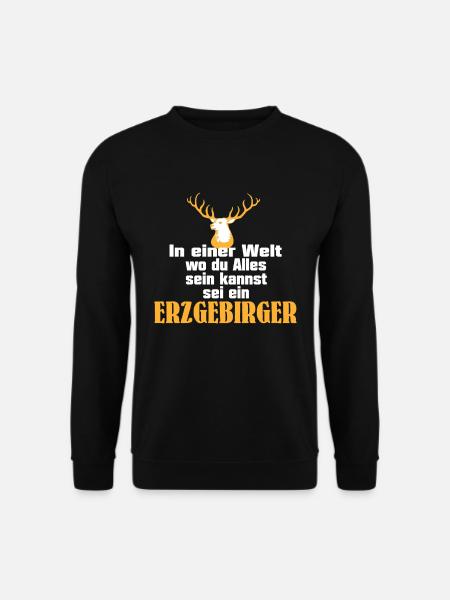 erzgebirger - Unisex Pullover - Schwarz