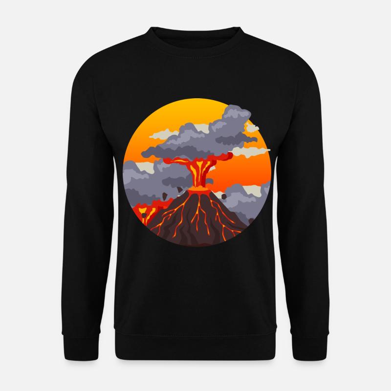 Vulkan - Unisex Pullover - Schwarz
