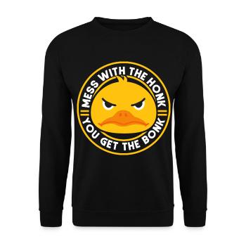 Canard - Sweat-shirt Unisexe - noir - Devant - Alina (178cm) & Michal (187cm)