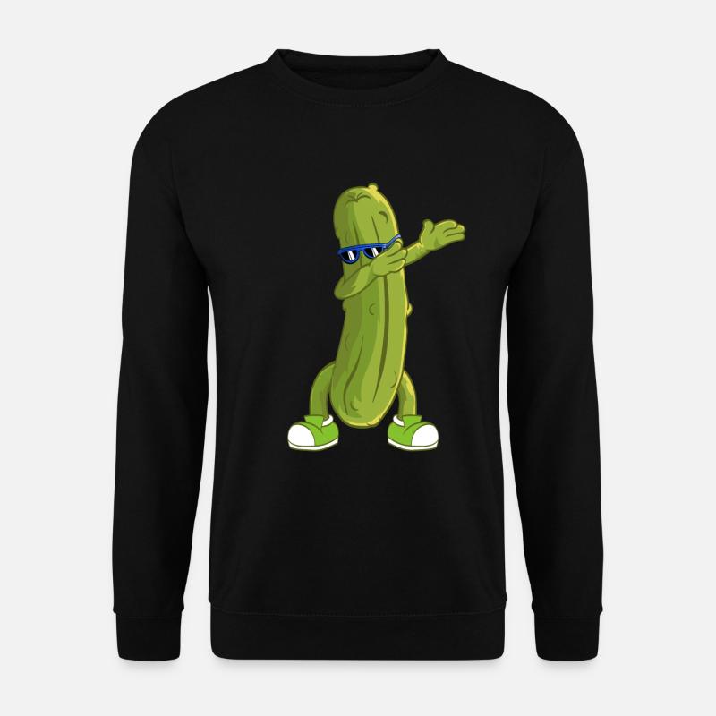 Pickle-Liebhaber? Dabbing Gurke Dab Swag Swagger - Unisex Pullover - Schwarz