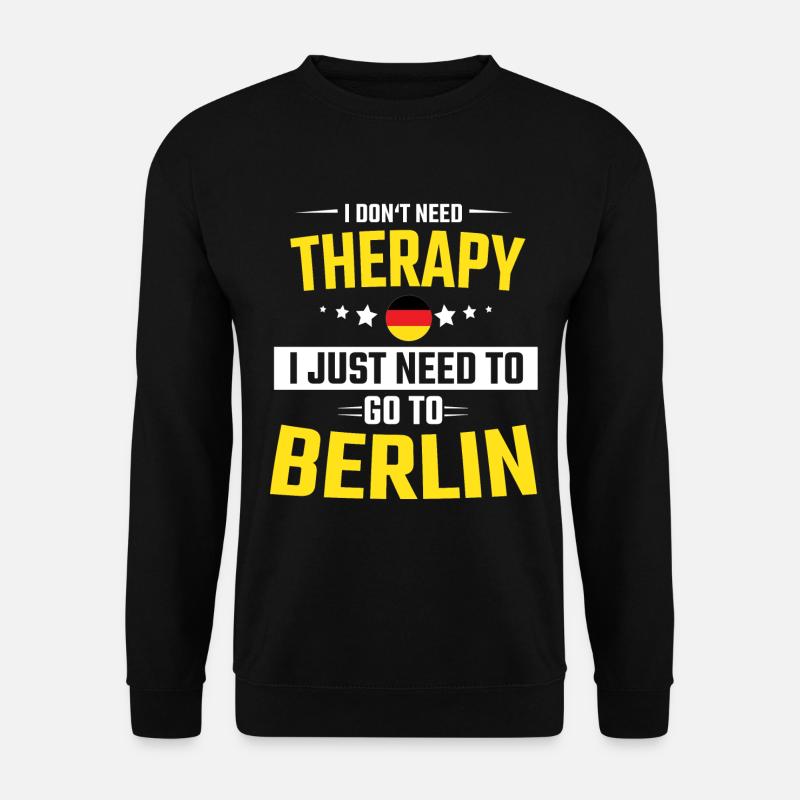 Berlin Berliner Spruch - Unisex Pullover - Schwarz