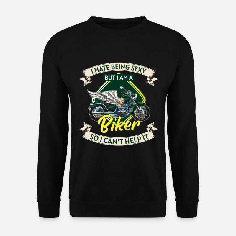 Biker Chopper Rock - Unisex Pullover - Schwarz