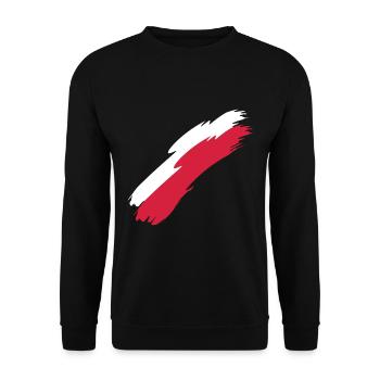 Polen - Unisex Pullover - Schwarz - Vorne - Alina (178cm) & Michal (187cm)