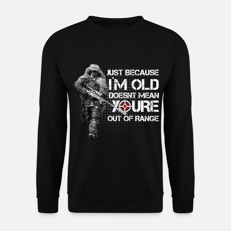 Militär Sniper - Unisex Pullover - Schwarz