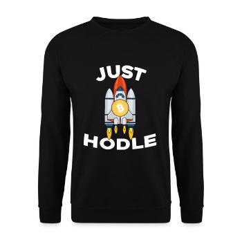 Bitcoin - Sweat-shirt Unisexe - noir - Devant - Alina (178cm) & Michal (187cm)