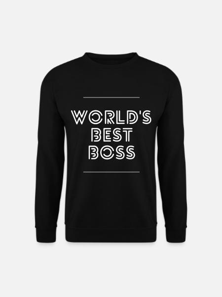 Worlds Best Boss - Unisex Sweatshirt - black
