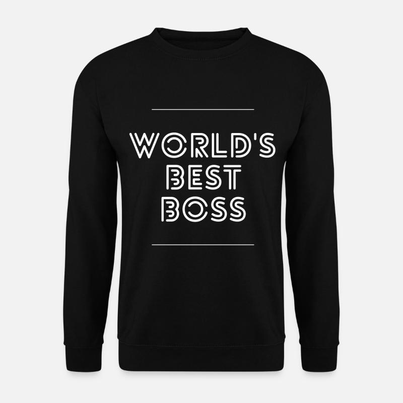 Bester Boss der Welt - Unisex Pullover - Schwarz