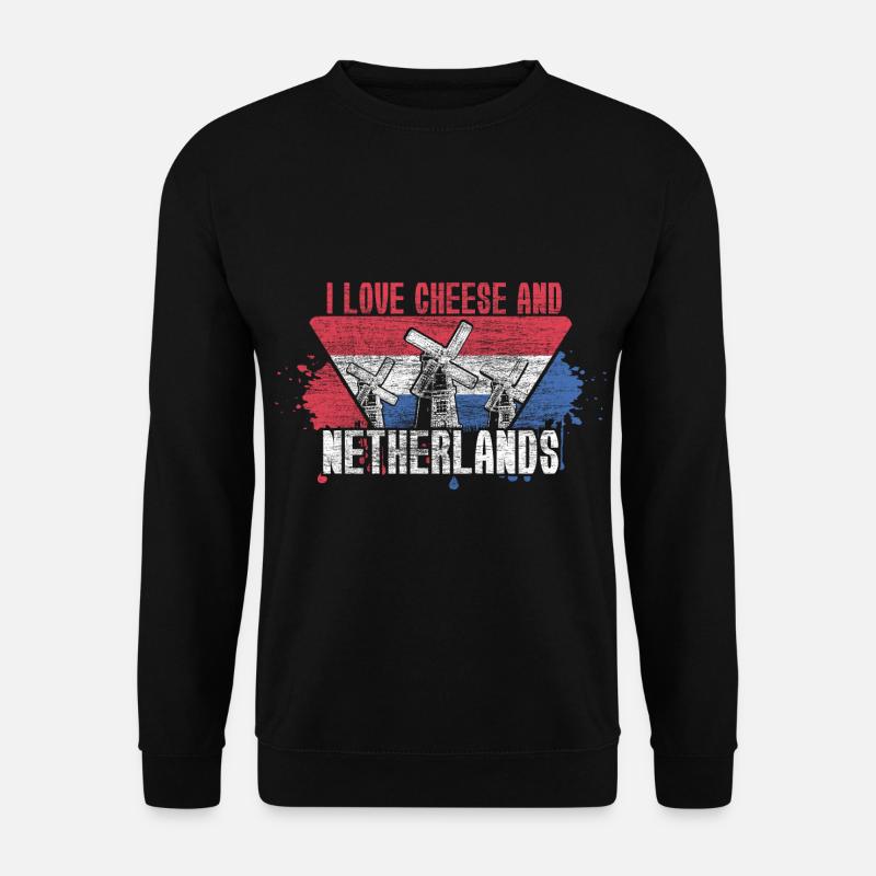 Niederlande Wappen Geschenkidee - Unisex Pullover - Schwarz
