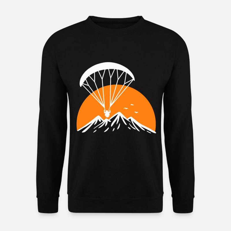 Paramotoring Rétro Design - Sweat-shirt Unisexe - noir