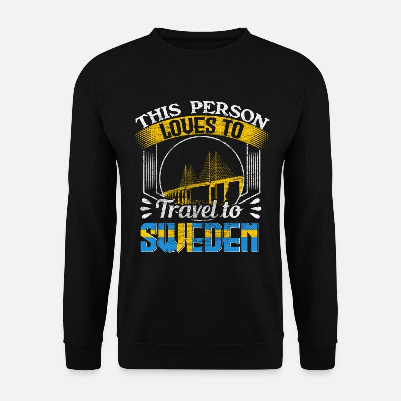 Schweden Herkunft - Unisex Pullover - Schwarz