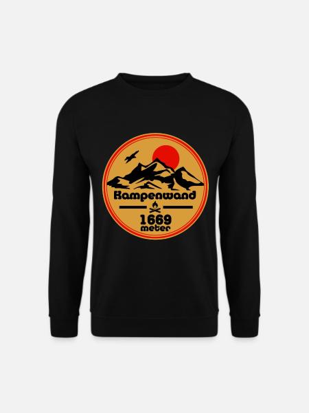 kampenwand - Unisex Pullover - Schwarz