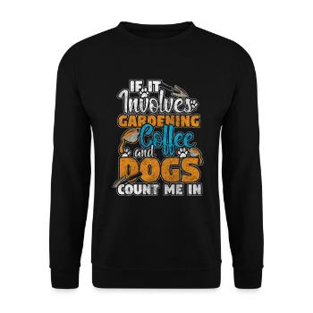 Gardener Gardening - Unisex Sweatshirt - black - Front - Alina (178cm) & Michal (187cm)