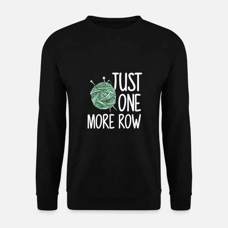 Crocheting Knitting - Unisex Sweatshirt - black