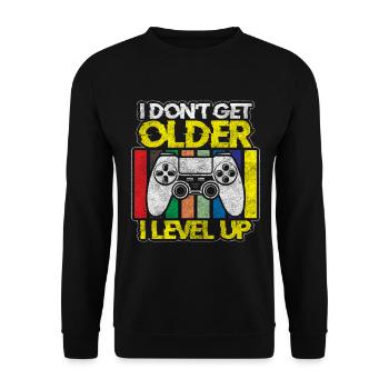 Console de jeux vidéo Gamer - Sweat-shirt Unisexe - noir - Devant - Alina (178cm) & Michal (187cm)