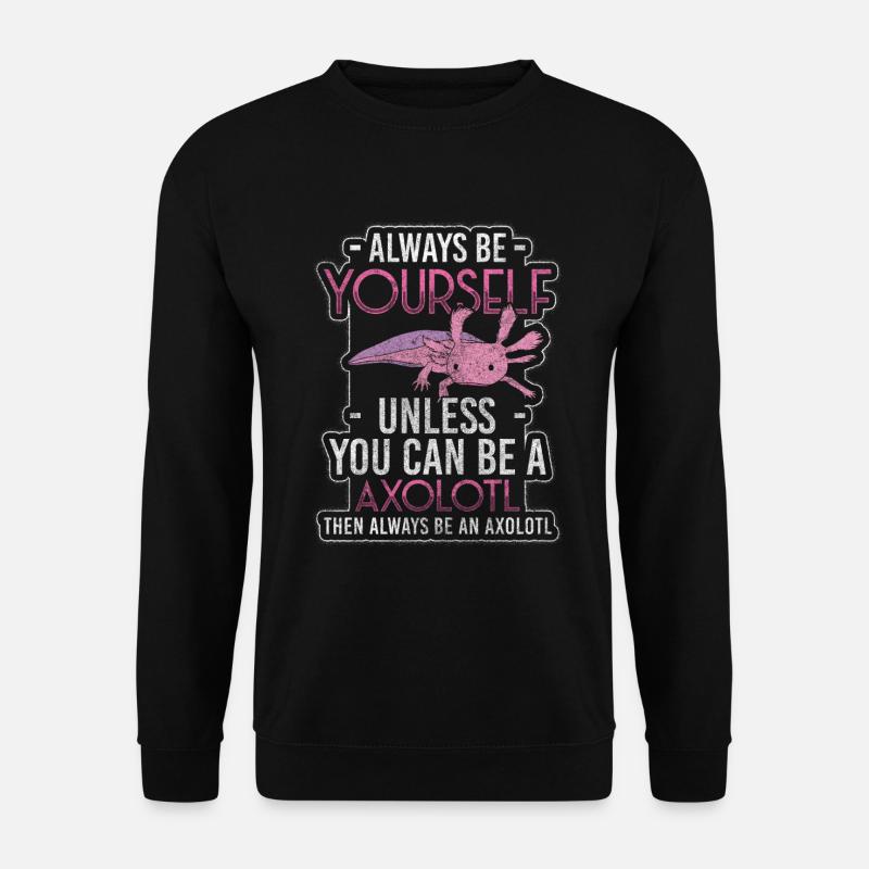 Axolotls Lurch Amphibiens - Sweat-shirt Unisexe - noir