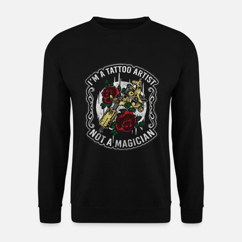 Tattoo Tattoo Rockabilly Tattoo Studio - Sweat-shirt Unisexe - noir