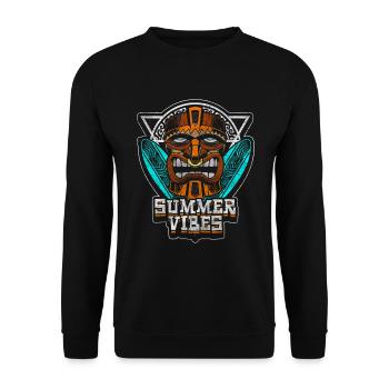 Culture Inca Amérique du Sud - Sweat-shirt Unisexe - noir - Devant - Alina (178cm) & Michal (187cm)