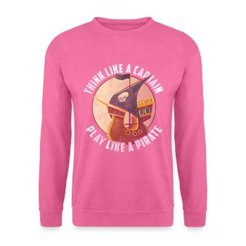 Piratenschiff Schatzsuche Augenklappe Schiff - Unisex Pullover - Pink - Vorne