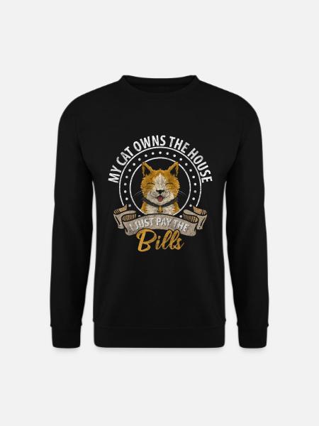 Cat Cats - Unisex Sweatshirt - black